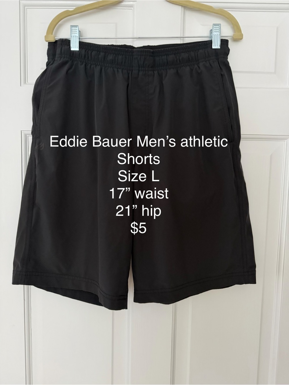 Eddie Bauer Black Men’s Athletic Shorts